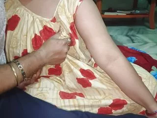 Indian elderly aunty cheats here their way scrimp increased away from gets fucked away from husband's